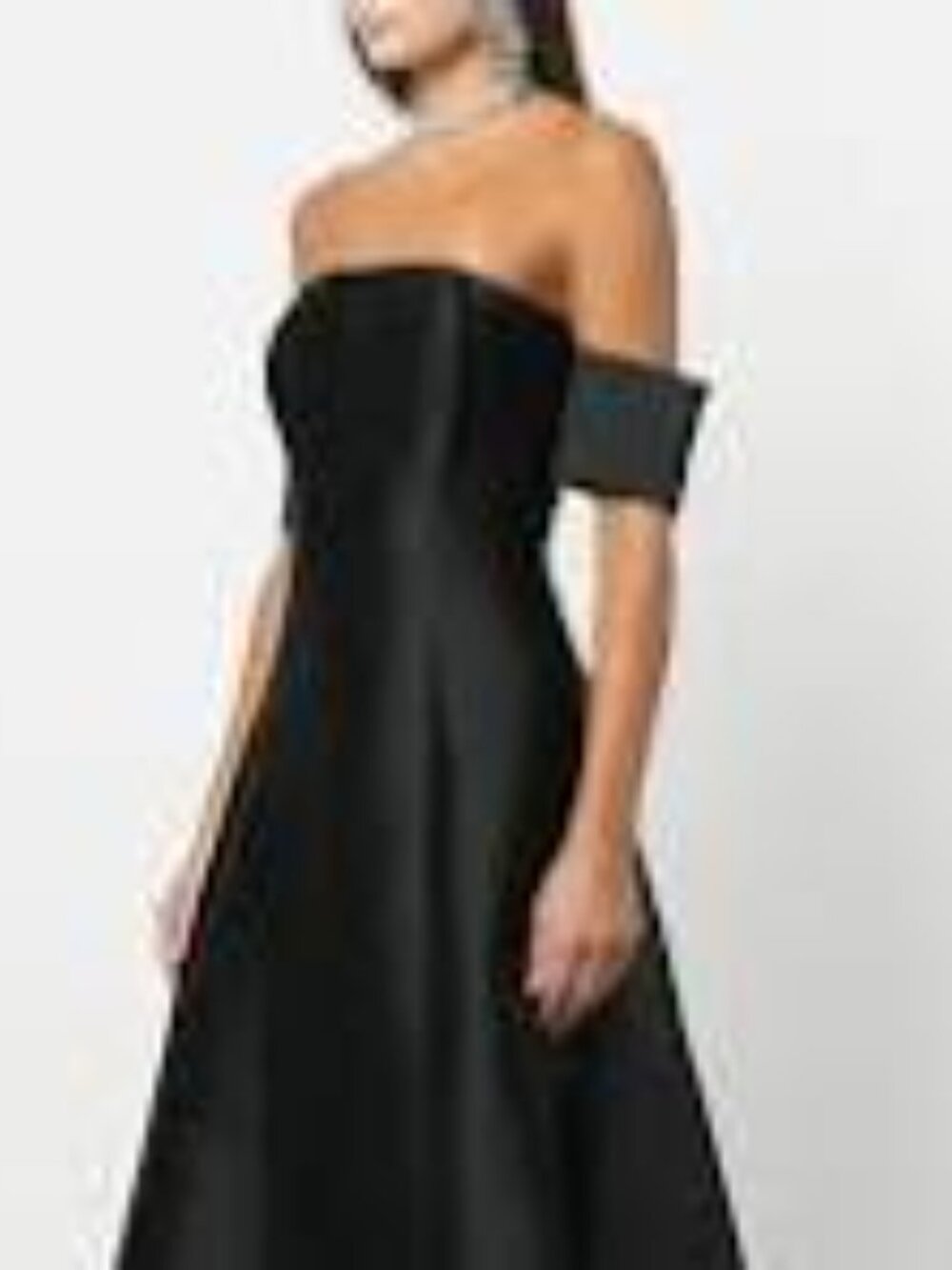 Sachin + Babi Black High-Low Textured Cocktail Dress